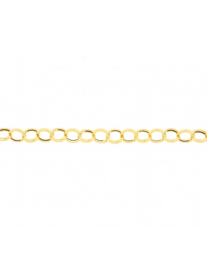 Corrente elo português 17 gramas 45 cm em ouro 18 k